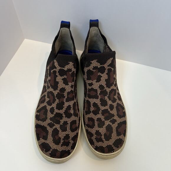 Rothy’s The Chelsea Boot Wildcat Limited Edition Leopard Print Sneakers Sz 8 - Picture 2 of 7